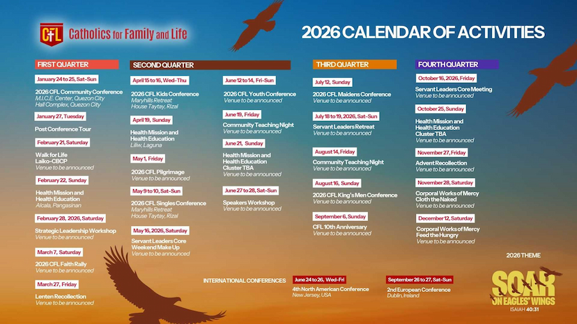2026 Calendar of Events